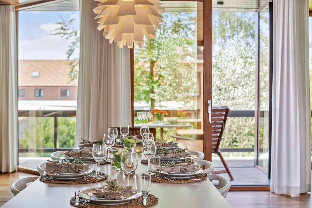 Eighties Modernist Design House With Garden Near The Beach Остенде Екстер'єр фото