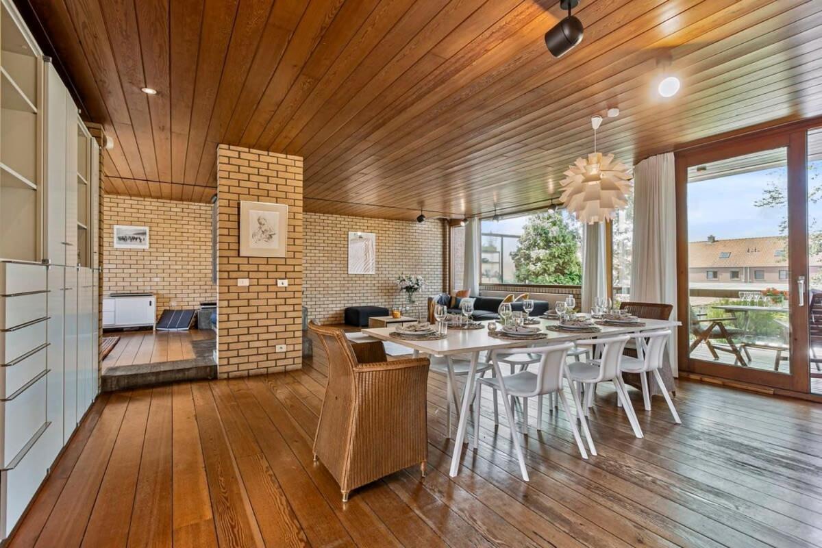Eighties Modernist Design House With Garden Near The Beach Остенде Екстер'єр фото